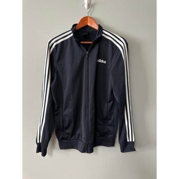 Adult Size M Adidas Navy Track Jacket - Picture 1 of 7